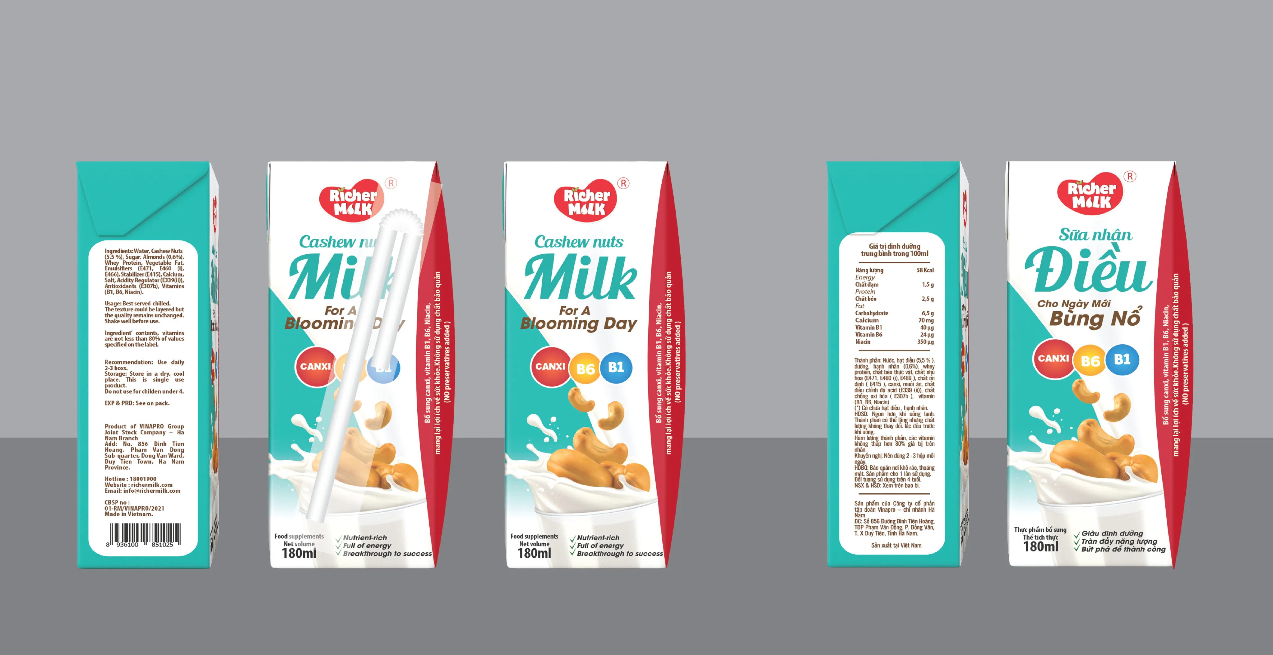 VIETNAM CASHEW NUTS MILK