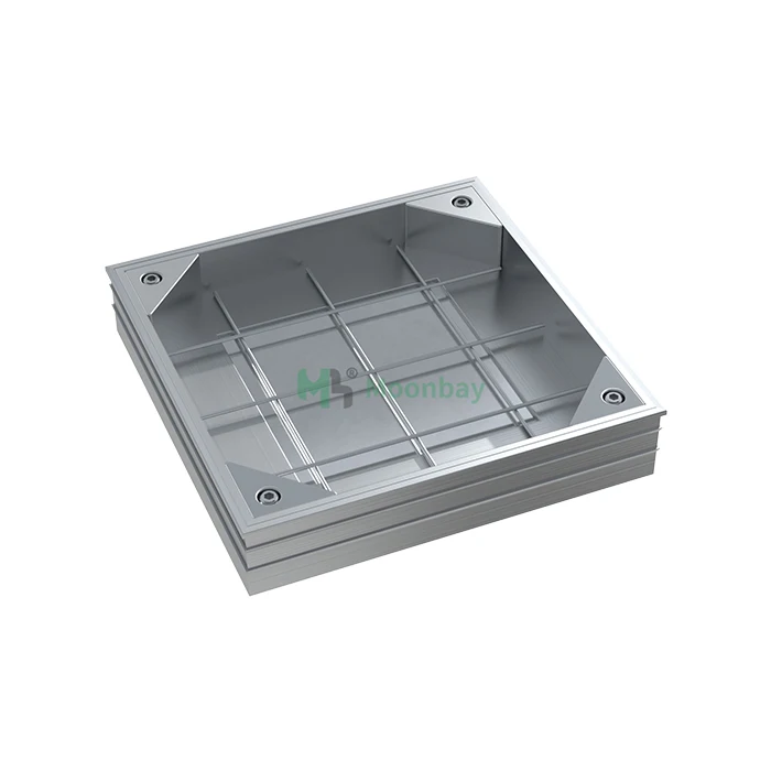 New upgrade good quality double sealed anti-odor aluminum manhole cover overall size 300*300mm