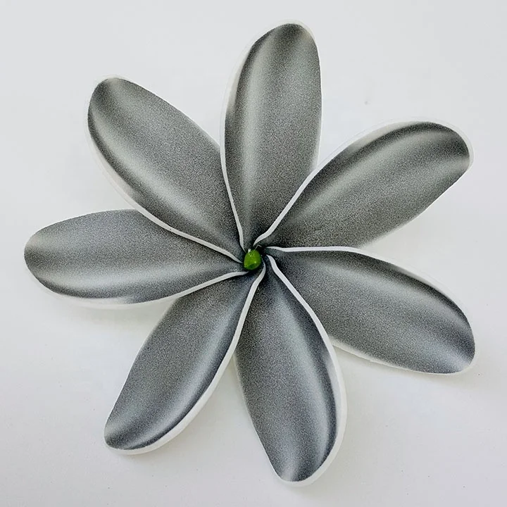 Best seller good quality Handcraft Handmade artificial tahitian foam flower with unique tattoo and color pattern