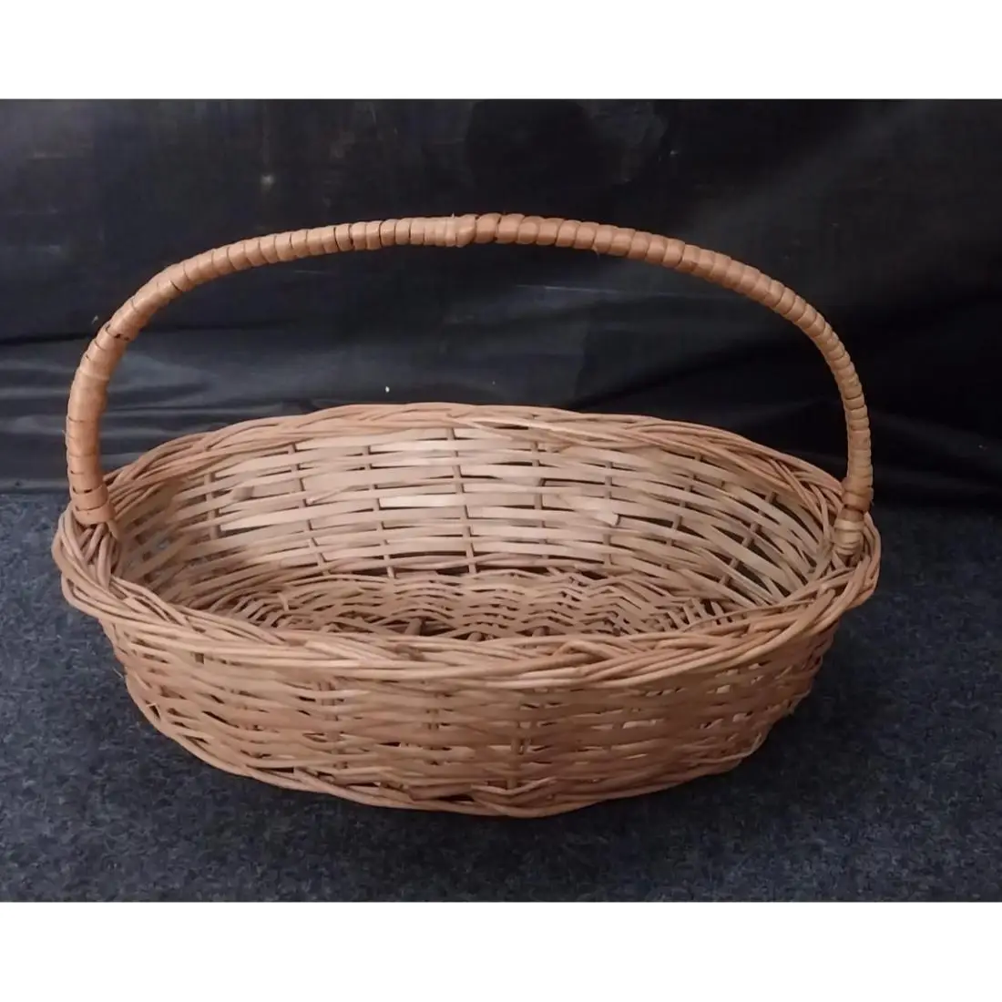 Best Quality basket Round Shape Long Lasting Quality Natural Rattan Basket Household Uses Multifunctional Kitchenware Basket