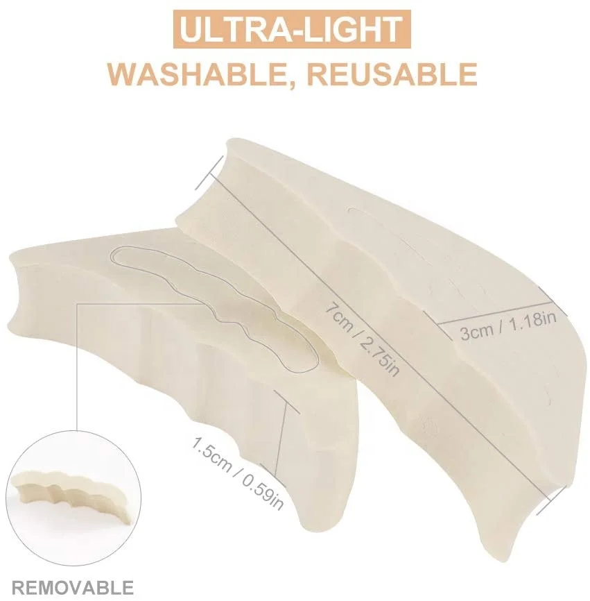 High Heel Shoe Size Adjustable Anti-pain Cushion Foot Forefoot Shoes Pad Women High Heel Toe Insert For Loose shoe