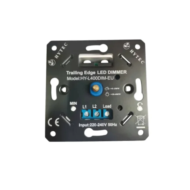 LED Dimmer 5-400 W Flush-Mounted Rotary Dimmer