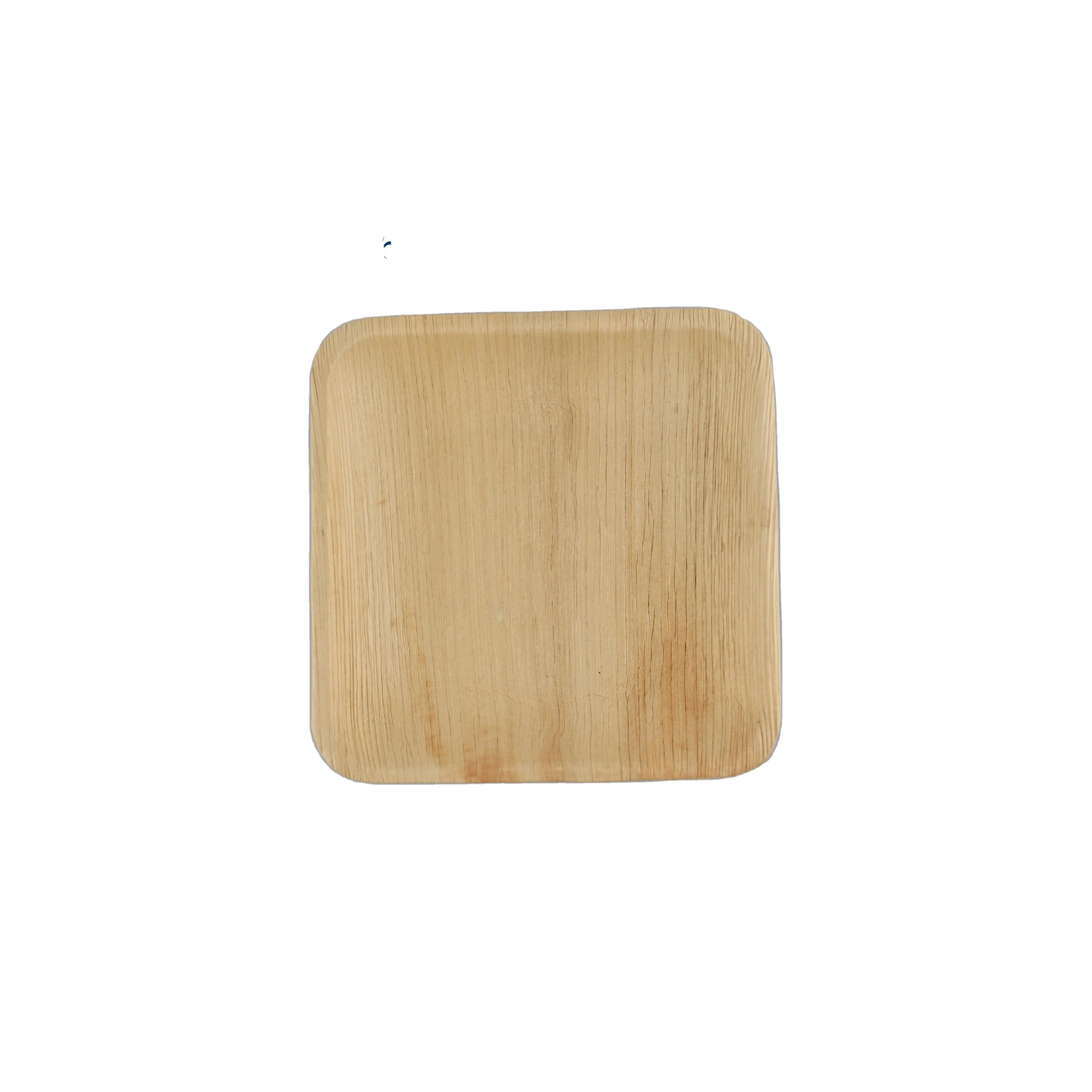 Environment friendly biodegradable disposable natural compostable areca palm leaf bamboo plates