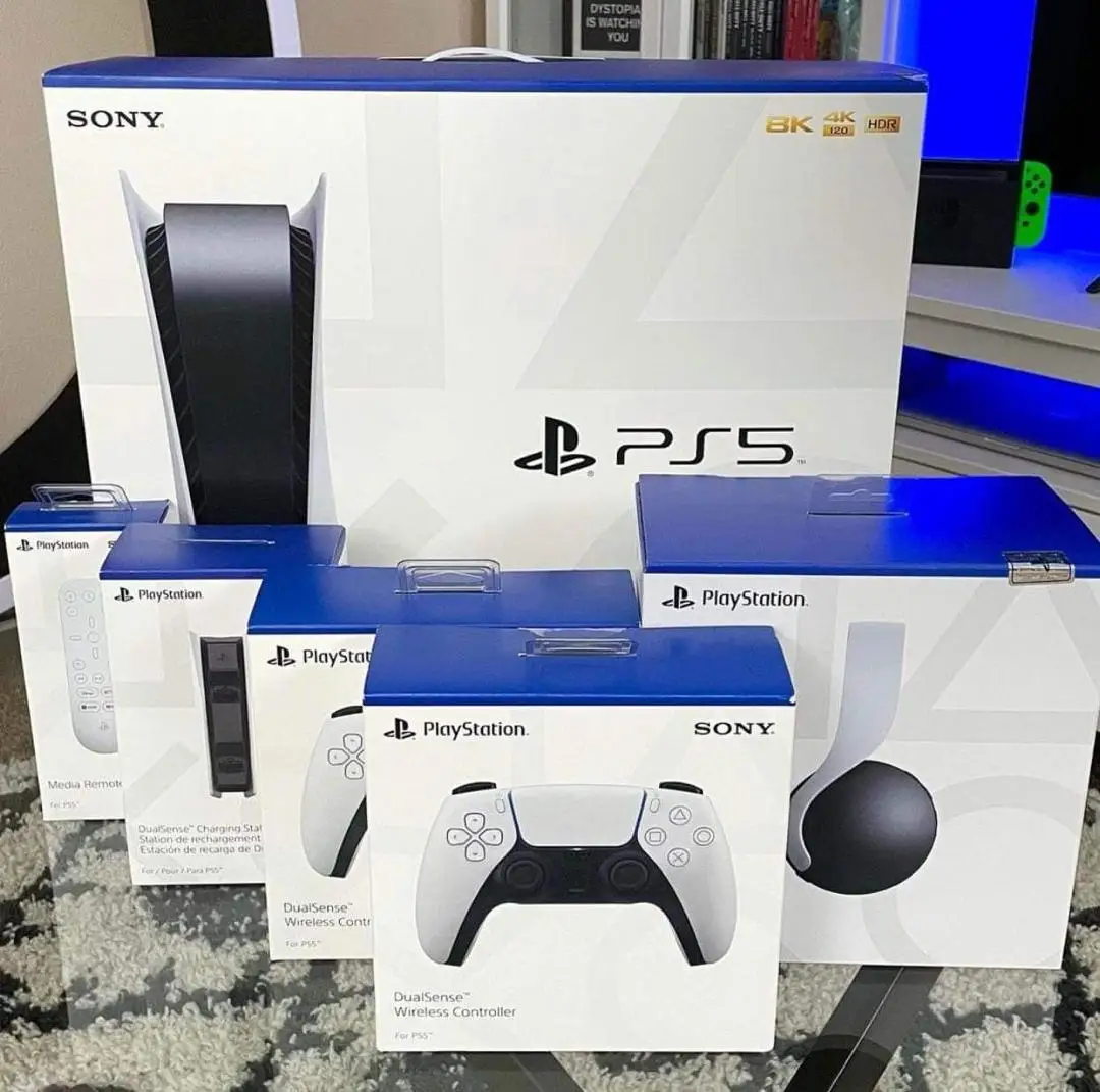 Wholesale PS5 available in stock with 5 GAMES & 2 Controllers for free (1600556592979)