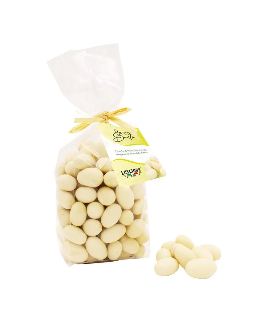 New Products Nut & Kernel Snack - Sicilian Pistachio covered with White Chocolate 200g Bag