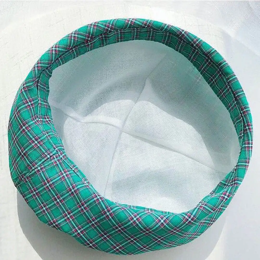 Custom Wholesale Professional Cotton Lining Training Beret Hat 100% Wool Olive Green Beret For Men