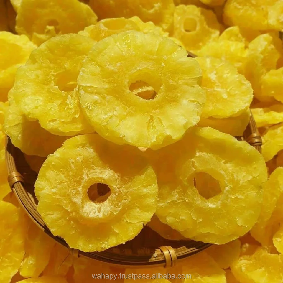 Supplier Dry Fruit	Fast Shipping	Dehydrated Dried Pineapple	from FRUITBUYS VIETNAM