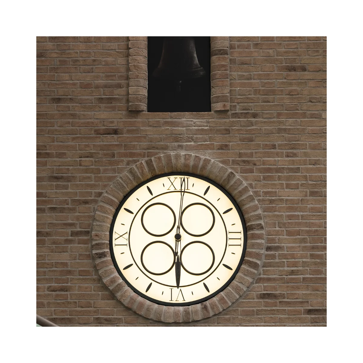 1 Meter Tower Clock fo Outdoor Made in Italy Custom Design