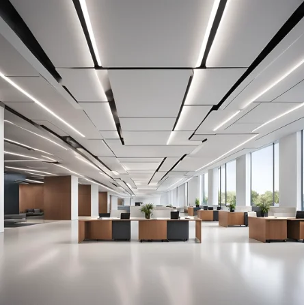 Modern Style Metal Ceiling Tiles Square Grid Suspended Ceiling Waterproof and Soundproof Fireproof for Mall Application