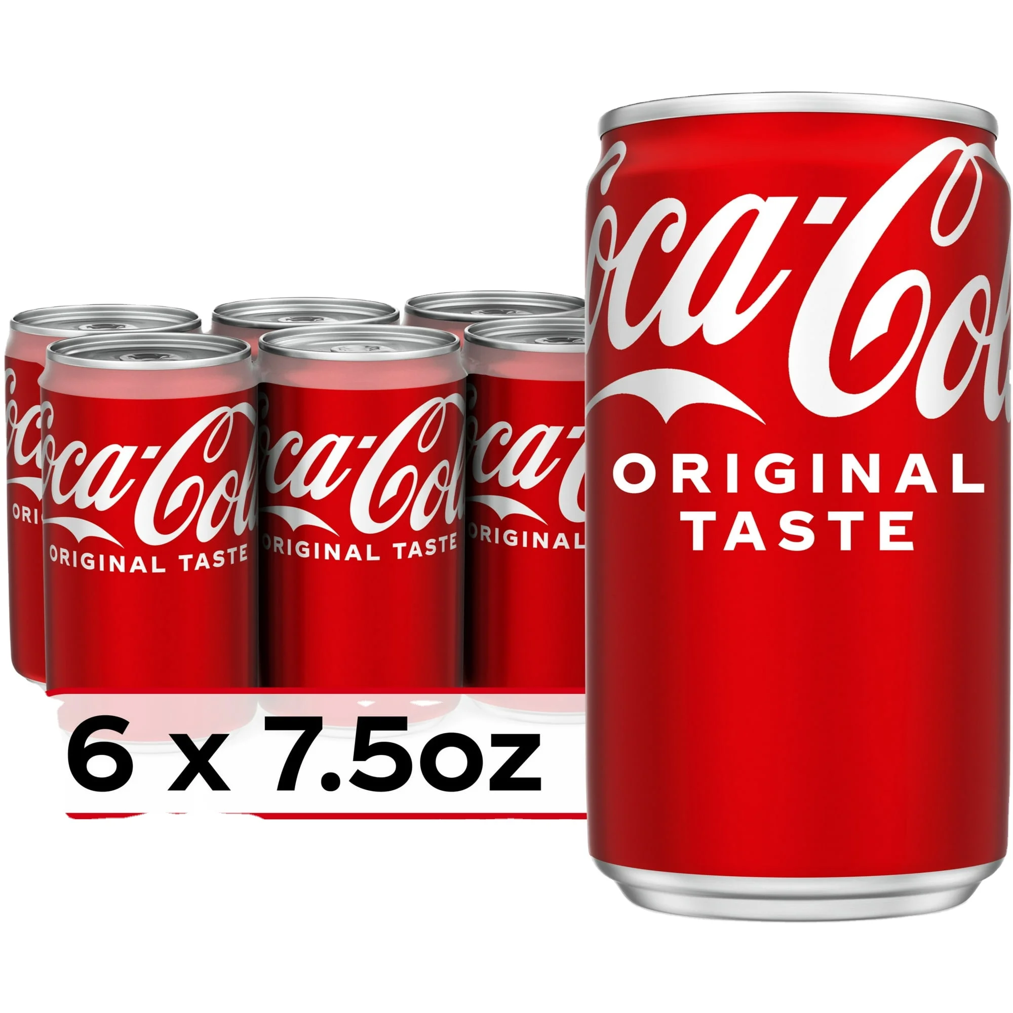 Coca-Cola  7.5 fl oz Cans, 6 Pack