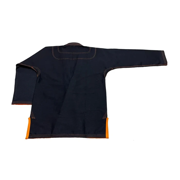 Top Quality Custom Made Jiu Jitsu Gi Orange Stitching Kimonos Gi 100% Cotton Perl Weave 450gsm Comfortable Breathable Kimono GI