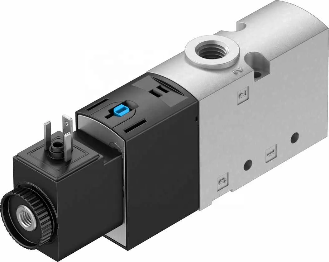 Solenoid Valve, In-line, Sz 20, 3/2-Way, Mono, G1/8, 8mm Arm Tube, VUVS-L Series