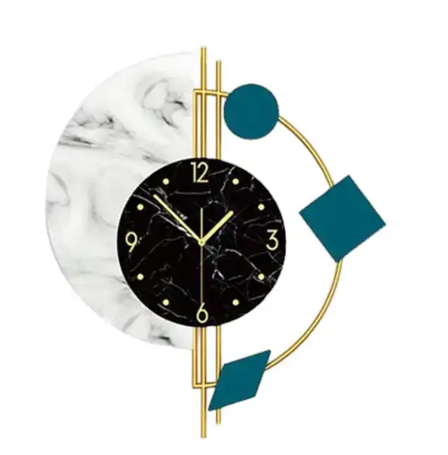 Modern Design Nordic Wall Clock Living Room Wall Decoration Silent Luxury Home Decor Clock for Sale from Indian Supplier