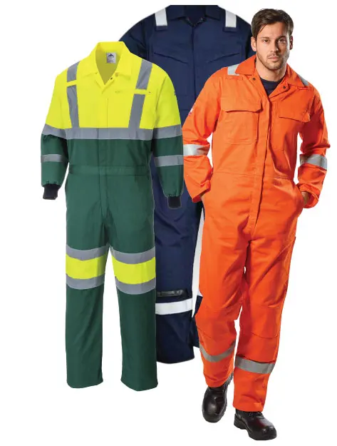 Customized color and logo design nomex coverall fr cotton coverall customized safety coveralls