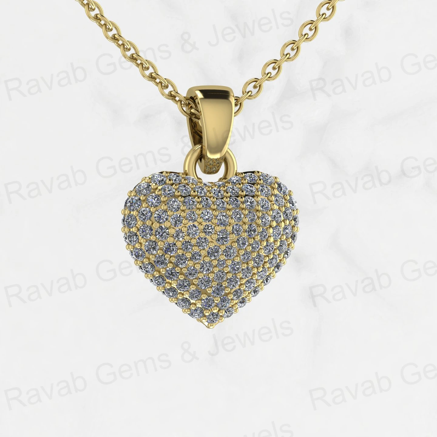 New Arrival Solid 925 Sterling Silver 14x18mm Titanic Heart Ocean Pendant Necklace Micro Pave Zircon Silver Keepsake Jewelry