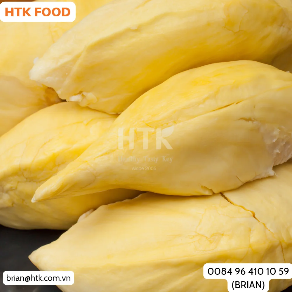 HEALTHY FROZEN IQF DURIAN RI6 MONTHONG Made In Vietnam from HTK FOOD for Food & Beverage
