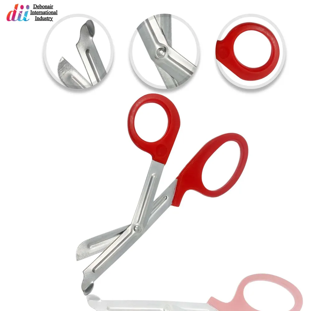 Debonairii Custom Logo Print EMT Trauma Shears Heavy Duty Stainless Steel Newest Product Scissors Making Your Own High Quality