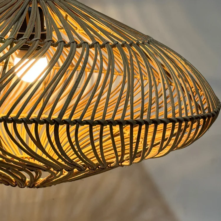 Hot Selling Rattan Lampshade Frame Handmade For Home Decor Oem Standard Packaging Made In Vietnam Factory