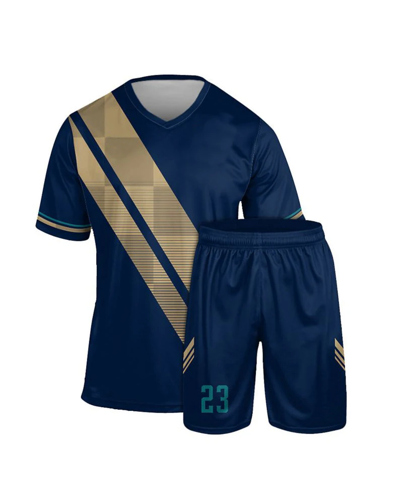 Professional Sports Wear Soccer Uniform For Adults New Style Solid Color Custom Size Men Soccer Uniform from Pakistan