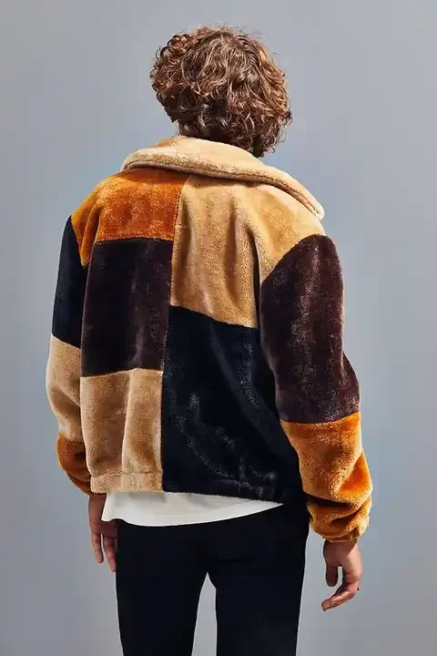 Children Clothin Wholesale High Quality Fur Jacket For Kids Fashion Modern Style Fur Long Sleeve Jacket