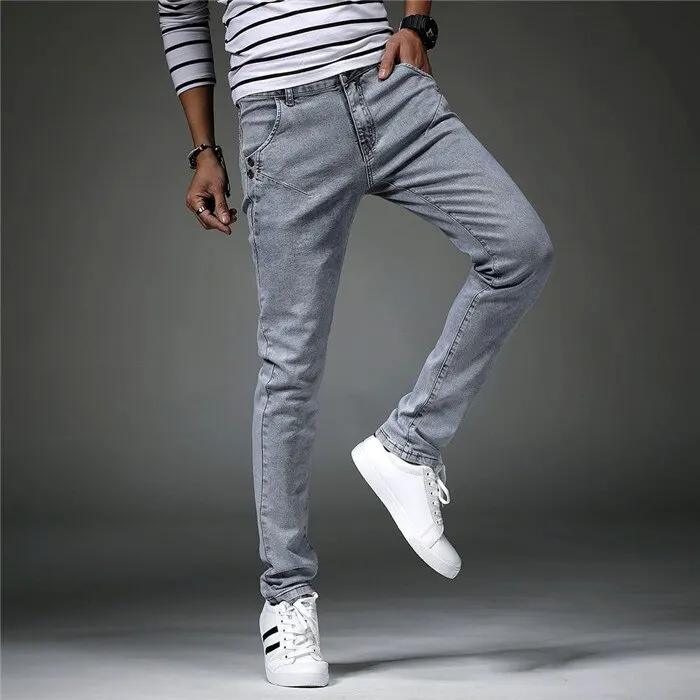 Denim Pant  Wholesale From Factory OEM custom high quality skinny fit appliqued denim jeans for men slim jean pants