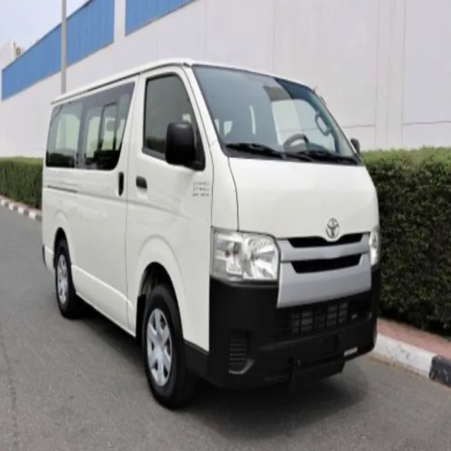 Лучшая цена продажи 2018-2021 б/у/новый автобус TOYOTAS HIACE 15-местный фургон с высокой крышей
