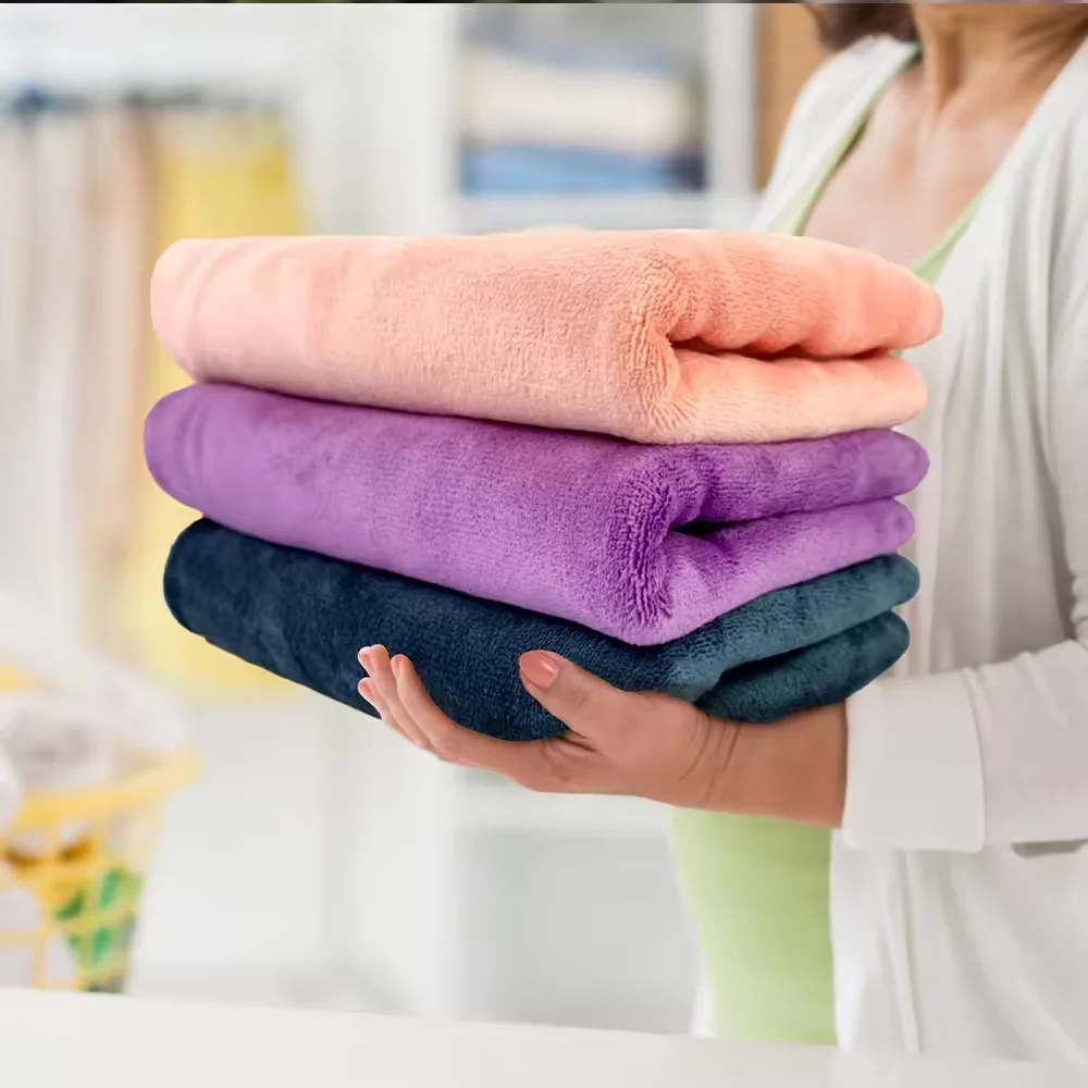 High Quality Microfiber Spa Bath Towel for Hotel Bathroom Beauty Salon Use