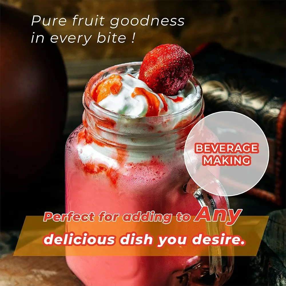 Factory direct Vibrant Jam with Pulp-Mango suitable to go with Scones