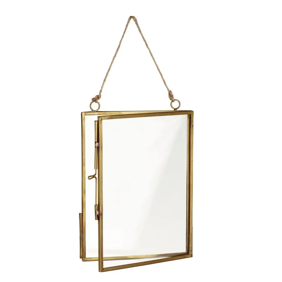 Best Selling Metal Photo Frame Customized Finished Handmade Fancy Photo Holder Vintage Wall Hanging Iron And Glass Photo frame