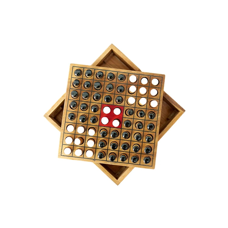Thailand Origin Supplier of Top Quality Wholesale Classic Strategy Game 2 Players Playing Othello (Reversi) Wooden Board Game