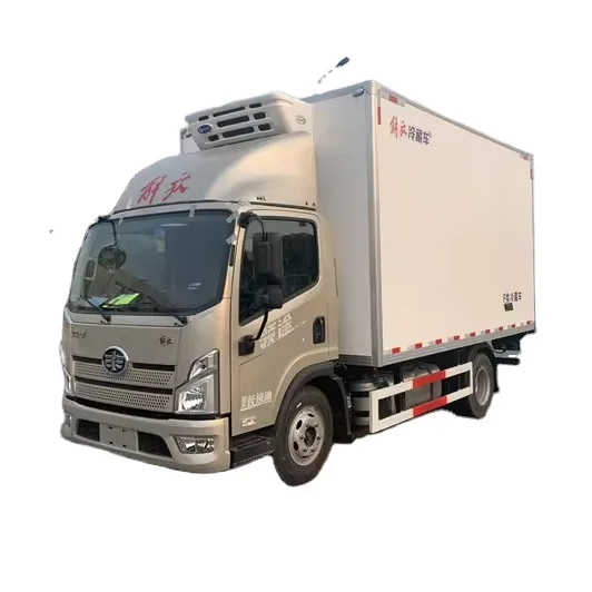 China 4*2 Mini Electric Truck Single Row Refrigerator Truck Cargo Trucks Used For Cold-chain Transportation
