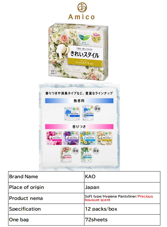 Wholesale Fluffy Ultra-thin Panty Liners Regular Sanitary Pads Pantiliners Daily Pantyliner for Women Made in Japan