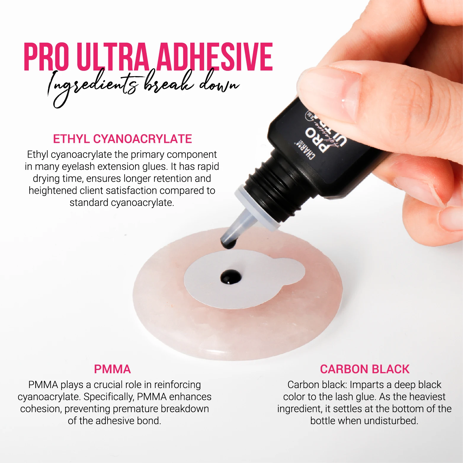 Pro ultra adhesive fast drying low fume professional fast dry strong adhesive lash bond eyelash extension supplies wholesale OEM