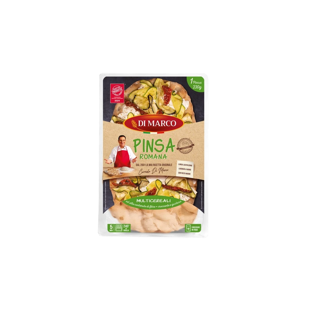 Made in Italy chilled Pinsa Romana Crunchy Crust with multigrain flour size 19X30 ideal for healthy snack for retail