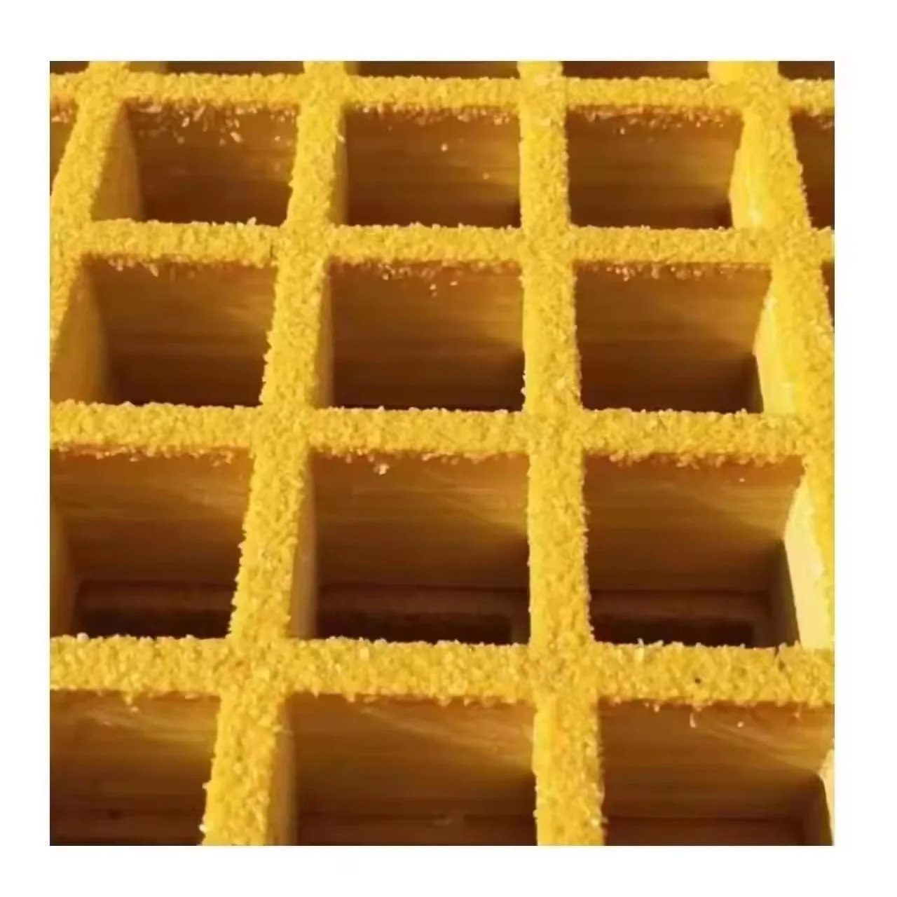 Верхняя промышленная Стеклопластиковая решетка из стекловолокна противоскользящая высокопрочная наружная пищевая новая безопасность 1220x3660x30 мм