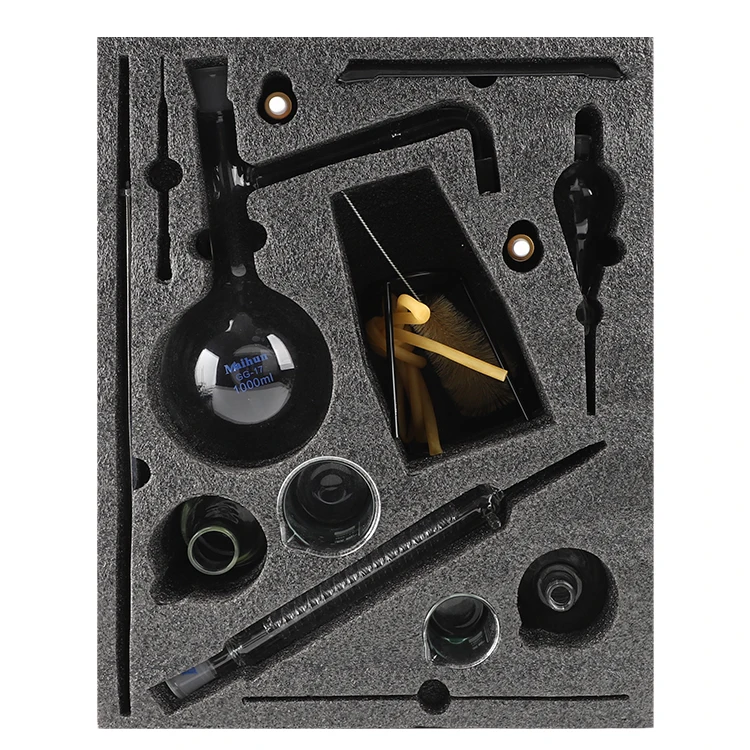 factory direct sale 1000ml distillation glassware set Laboratory glassware Water Purifier Distiller Glassware kit