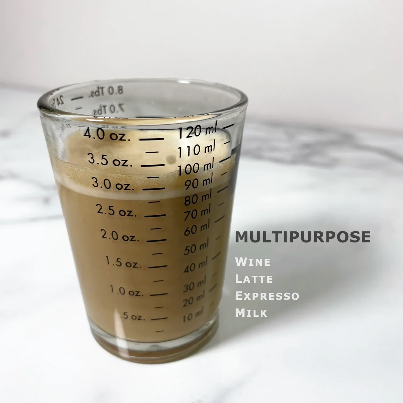 [Holar] Taiwan Made 120 ml Shot Glasses Measuring Cup with 4 Measurement Markings
