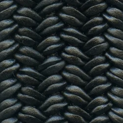 Custom Logo Stretchy Braided Leather Belt Casual 100% Made In Italy Fashion Accessories