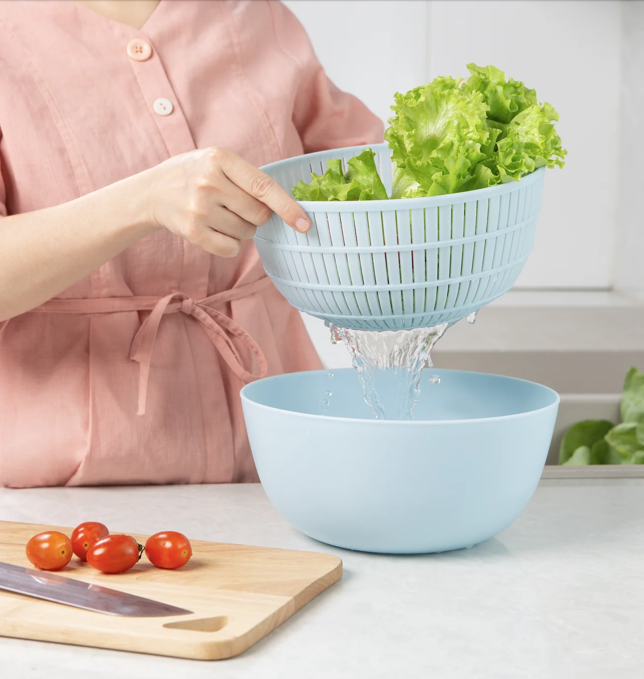 Многоцелевая кухонная миска и дуршлаг 23 см