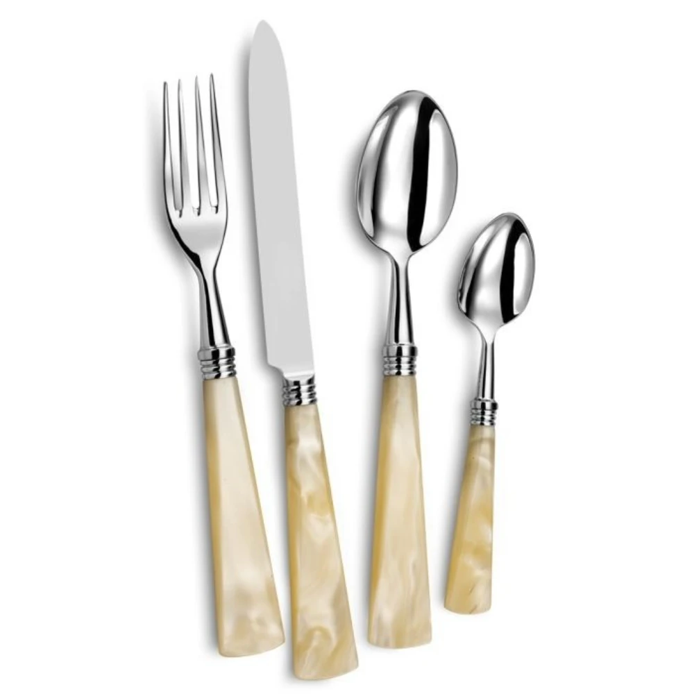 Strong Wholesale Cheap Price Indian Supply Metal Hotels Cutlery Silver Plated Flatware Set for Global B2B Marketplace