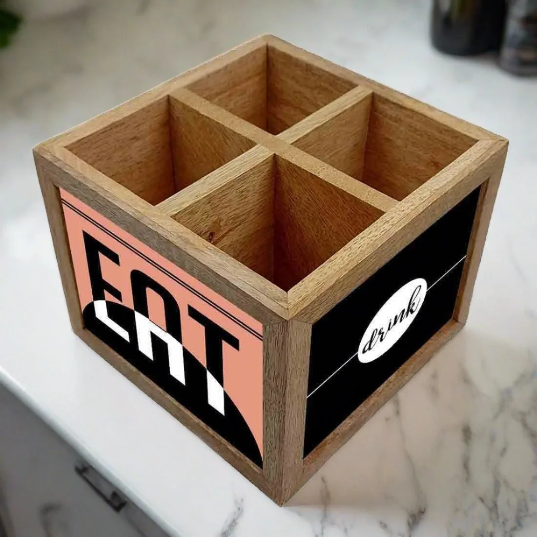 Luxury Wooden Cutlery Holder Best Quality Fork Knife & Spoon Organizer for Kitchen & Restaurant Hot Sale at Low Price