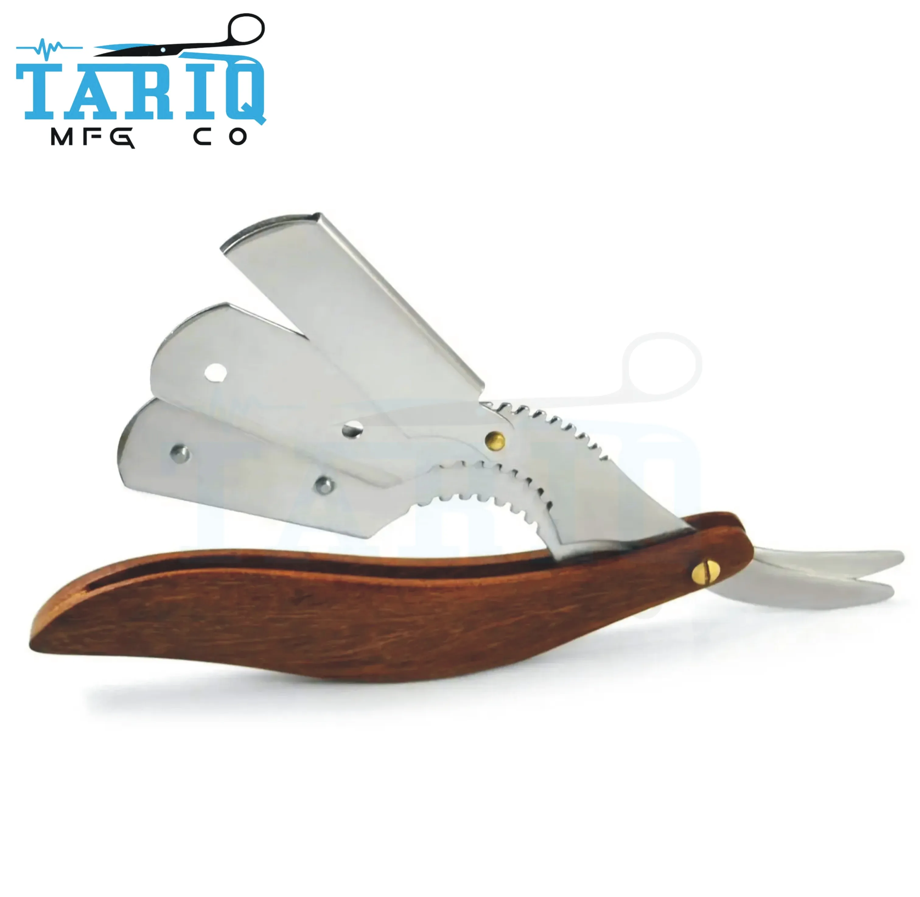 New Arrival 2023 Stylish Straight Razor Wooden Handle Barber Shaving Straight Razors Multi Use Razor