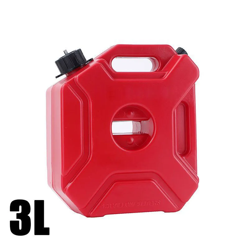 Plastic portable thickened explosion-proof gasoline drum 3L5L6L10L spare fuel tank made of plastic material