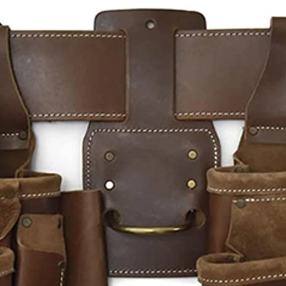 Customize Multifunctional Tool Pouch Custom Made Carpenter Leather Tool Belt reasonable price high quality