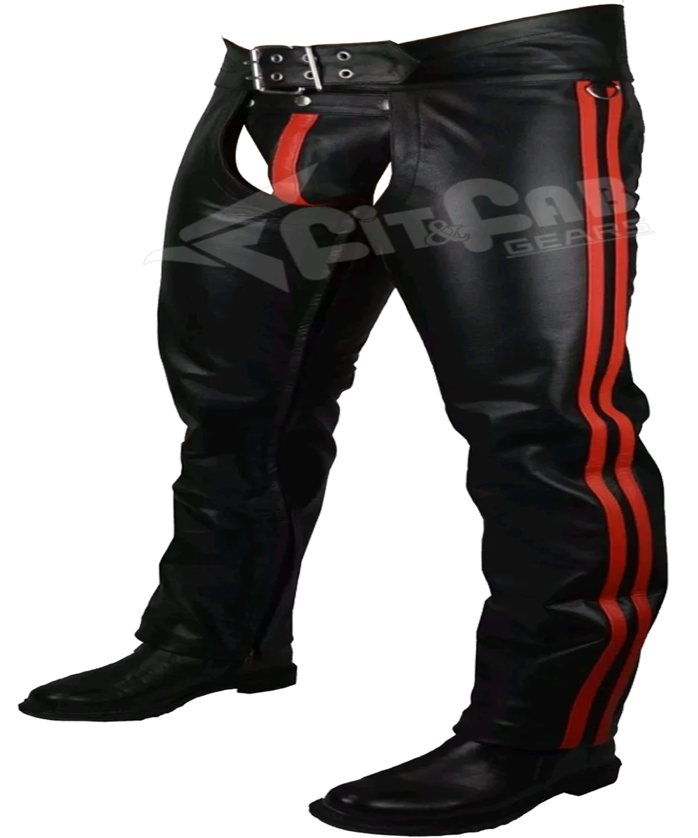 Genuine Cowhide Leather Motorcycle Chaps Horse Riding Racing Full Chaps Customize Pants 2022