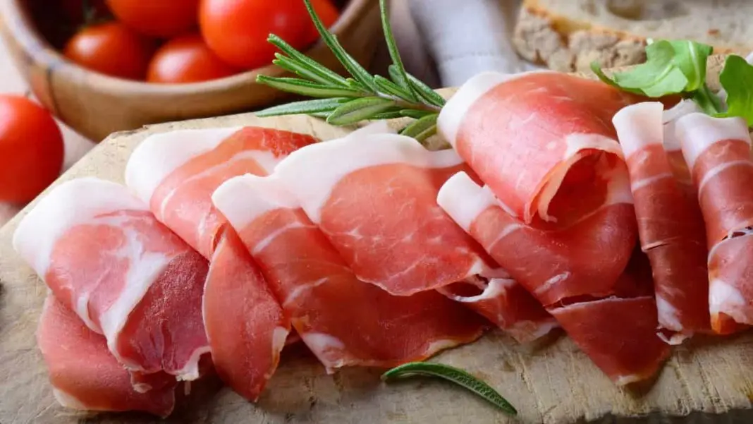 Italian made product, Italian meat, Prosciutto crudo boneless v.p. 100%