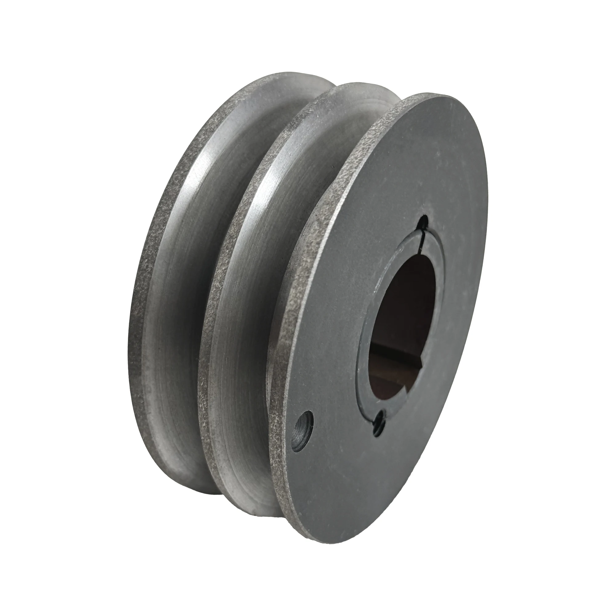 OEM Factory Cast Iron Double Groove Pulley for Industrial Machinery Parts