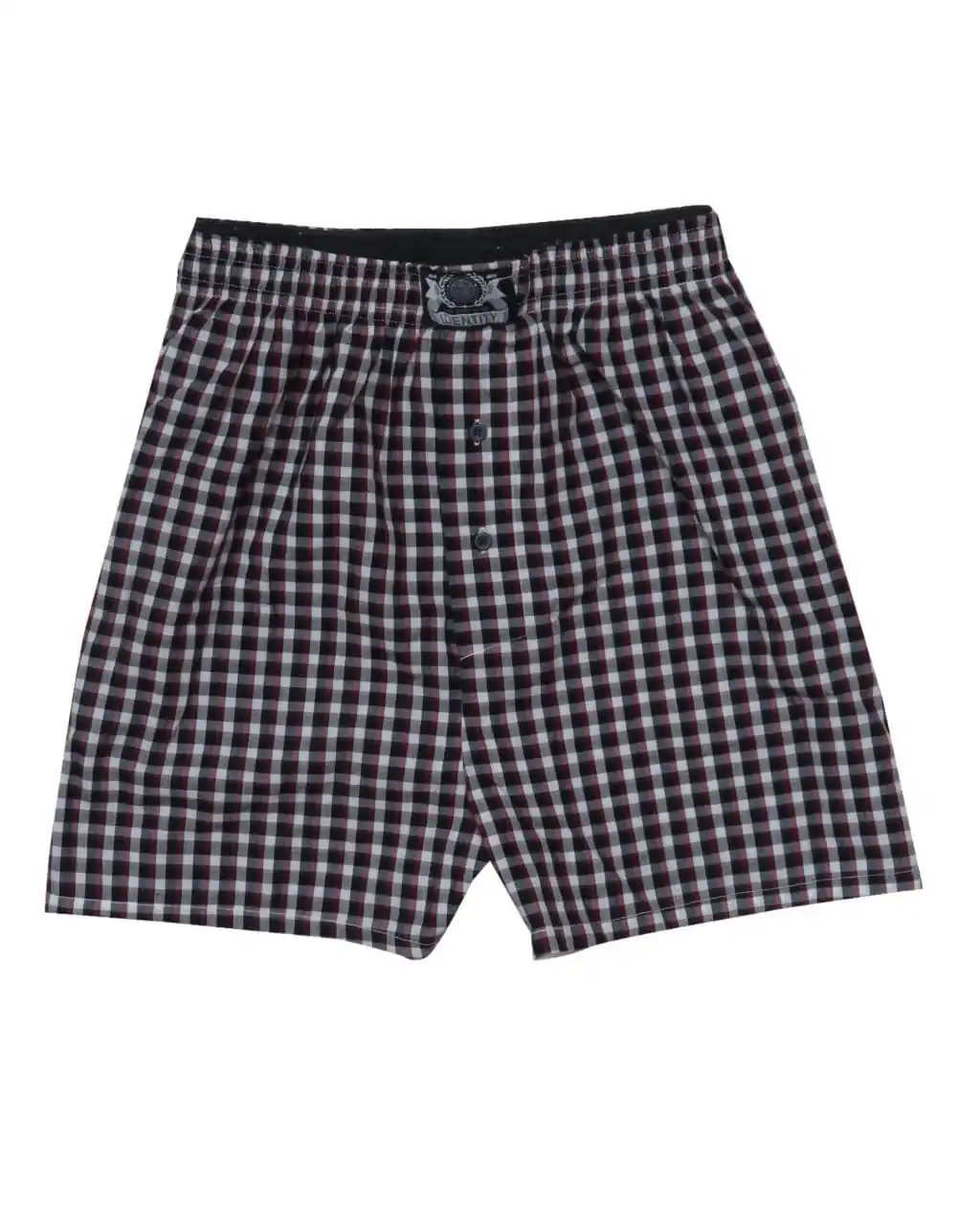 Wholesale Export Quality Mens Woven Boxer Shorts Comfortable Cotton Underwear for Men with 2 buttons Mens Underwear Wholesale