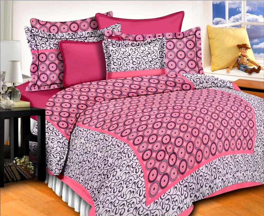 Ombre Multi Color Mandala 100 % Cotton Fabric Queen King Bed sheet Bed Spread Home Decor Beautiful
