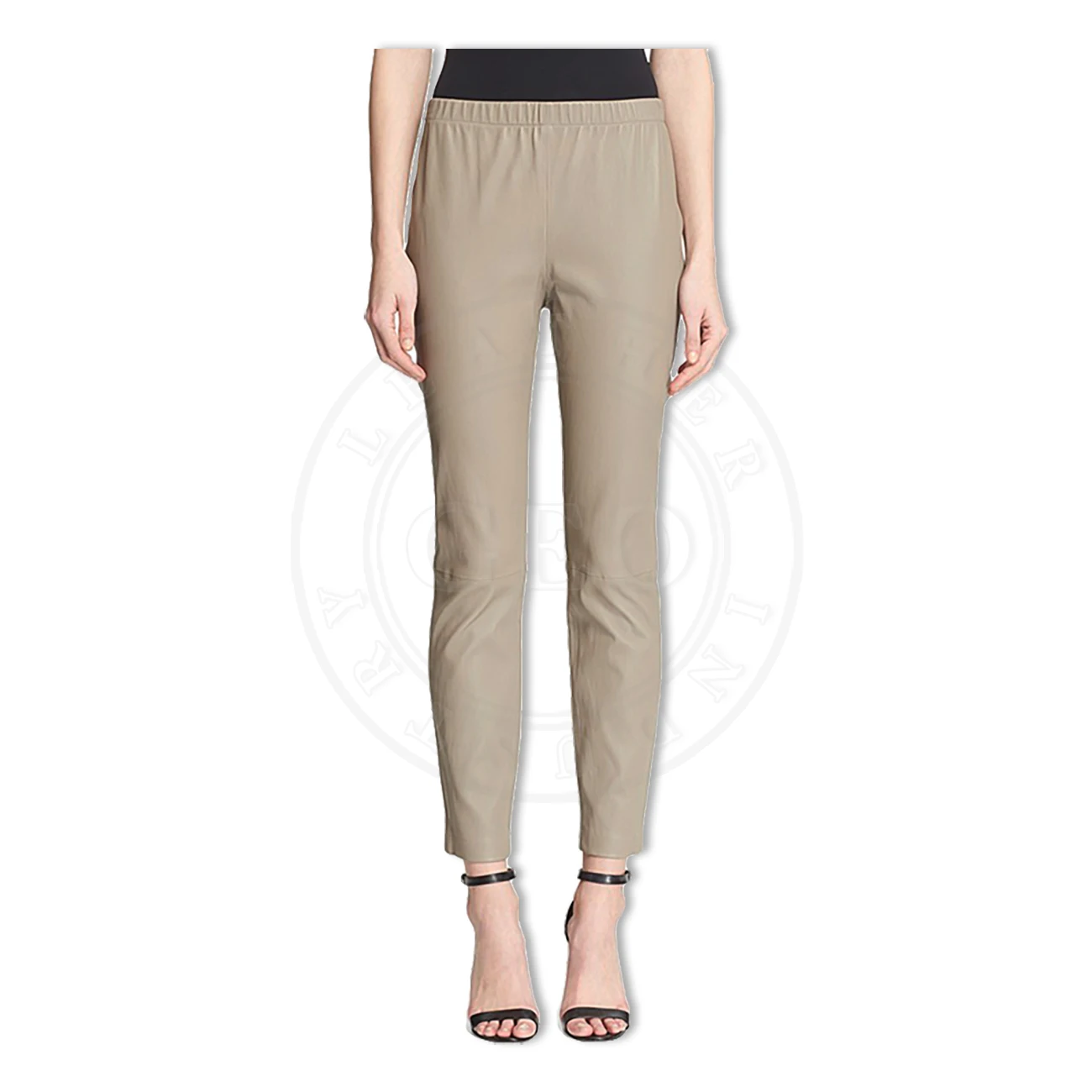 High Quality Women Leather Dress Pants